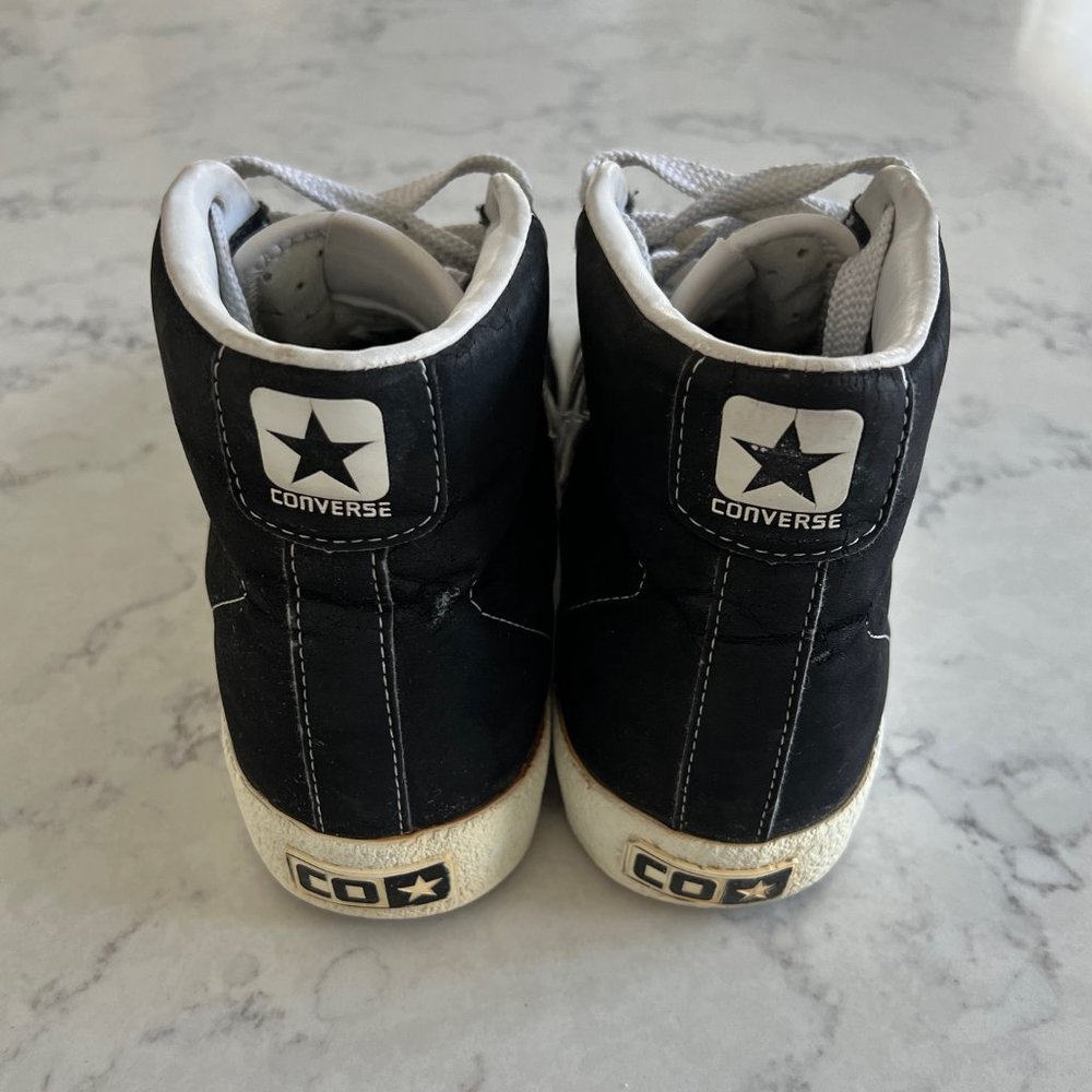 CONVERSE Attache Hi Mens Shoes Black White - Size 11 CLEAN - Picture 4 of 7
